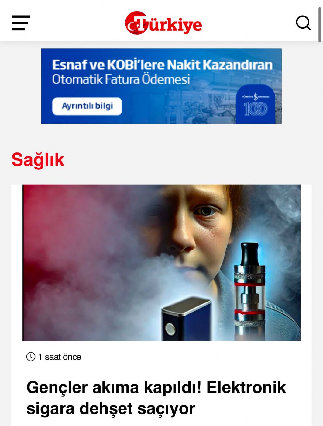 Gençler Akıma Kapıldı! Elektronik Sigara Dehşet Saçıyor