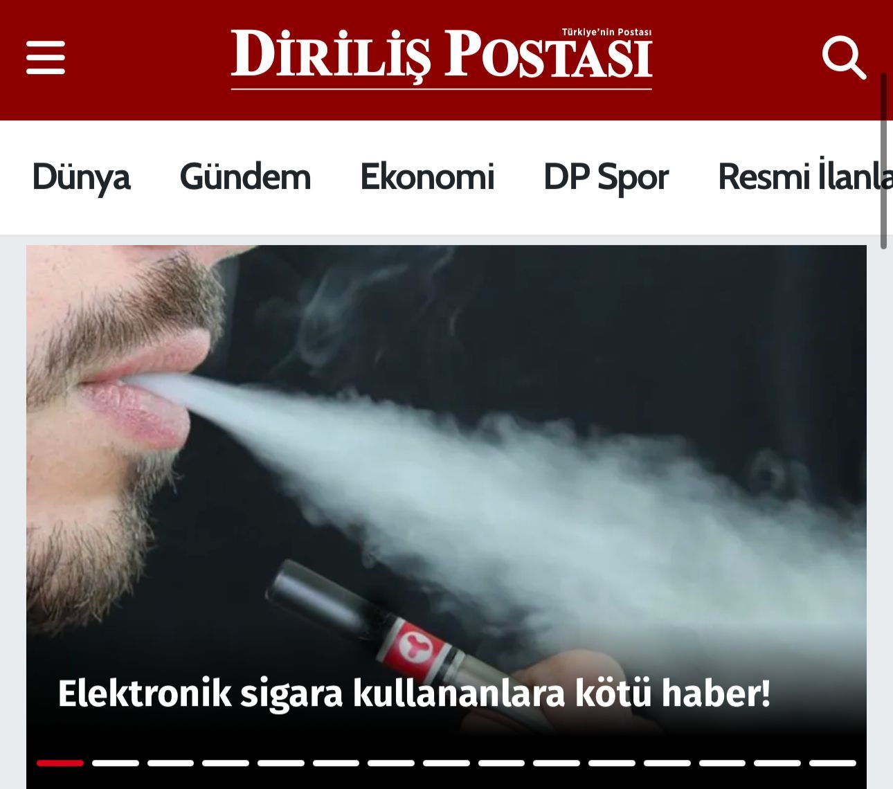 Elektronik Sigara Kullananlara Kötü Haber
