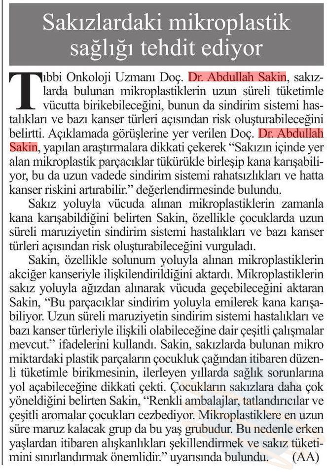 Sakızlardaki mikroplastik sağlığı tehdit ediyor