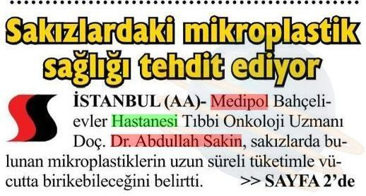 Sakızlardaki mikroplastik sağlığı tehdit ediyor