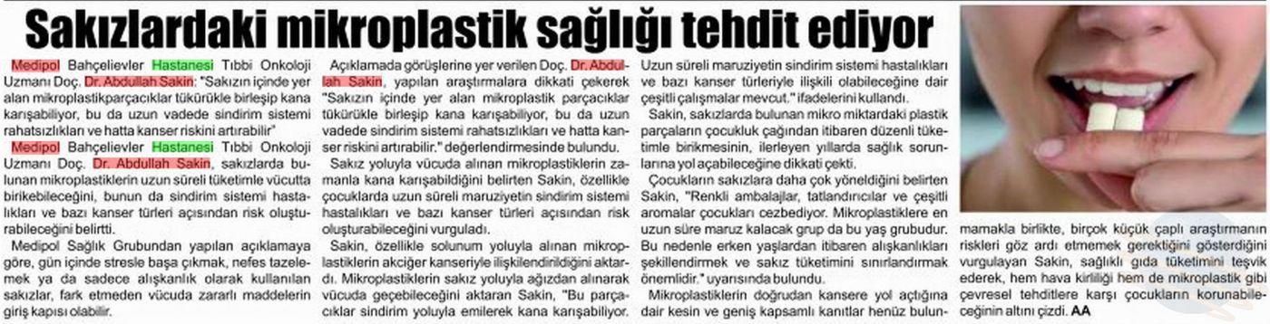 Sakızlardaki mikroplastik sağlığı tehdit ediyor