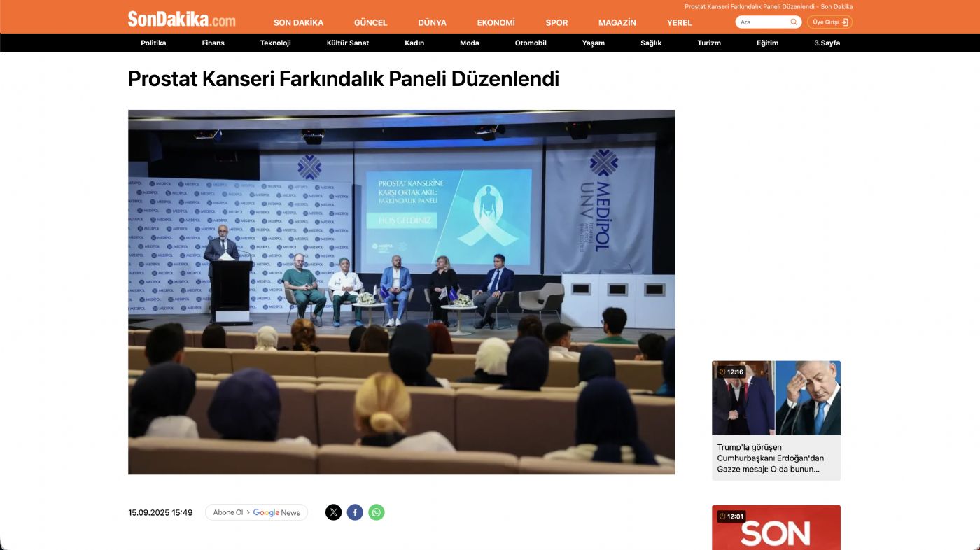 Prostat Kanseri Farkındalık Paneli Düzenlendi