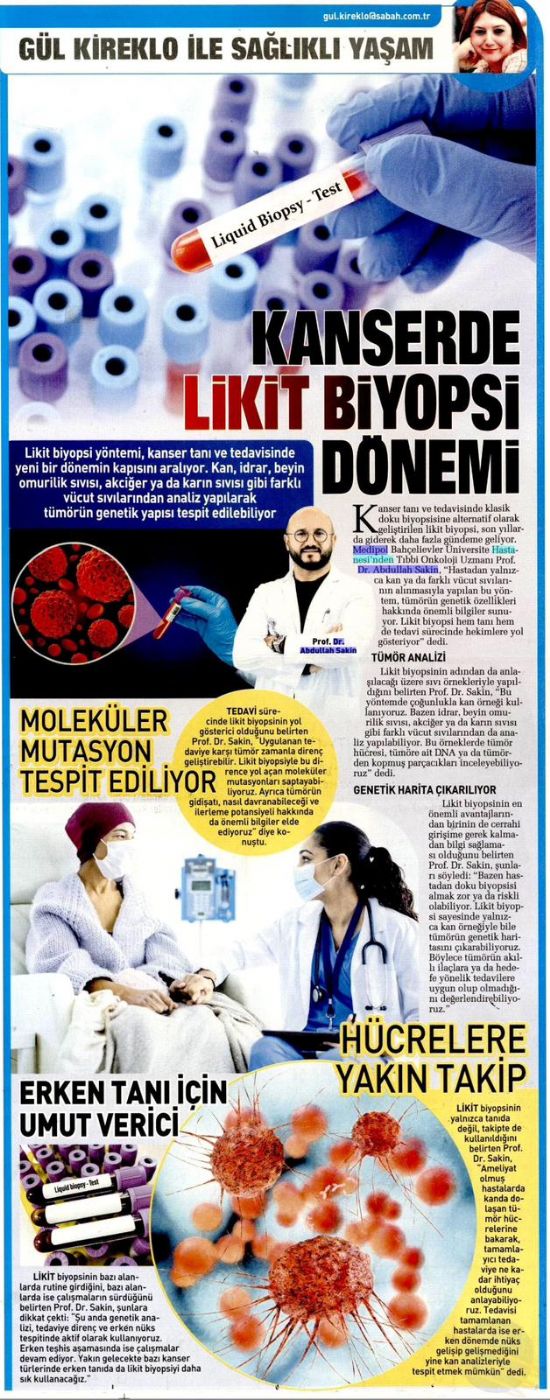Likit Biyopsi: Kanser Teşhisinde Yeni Bir Dönem