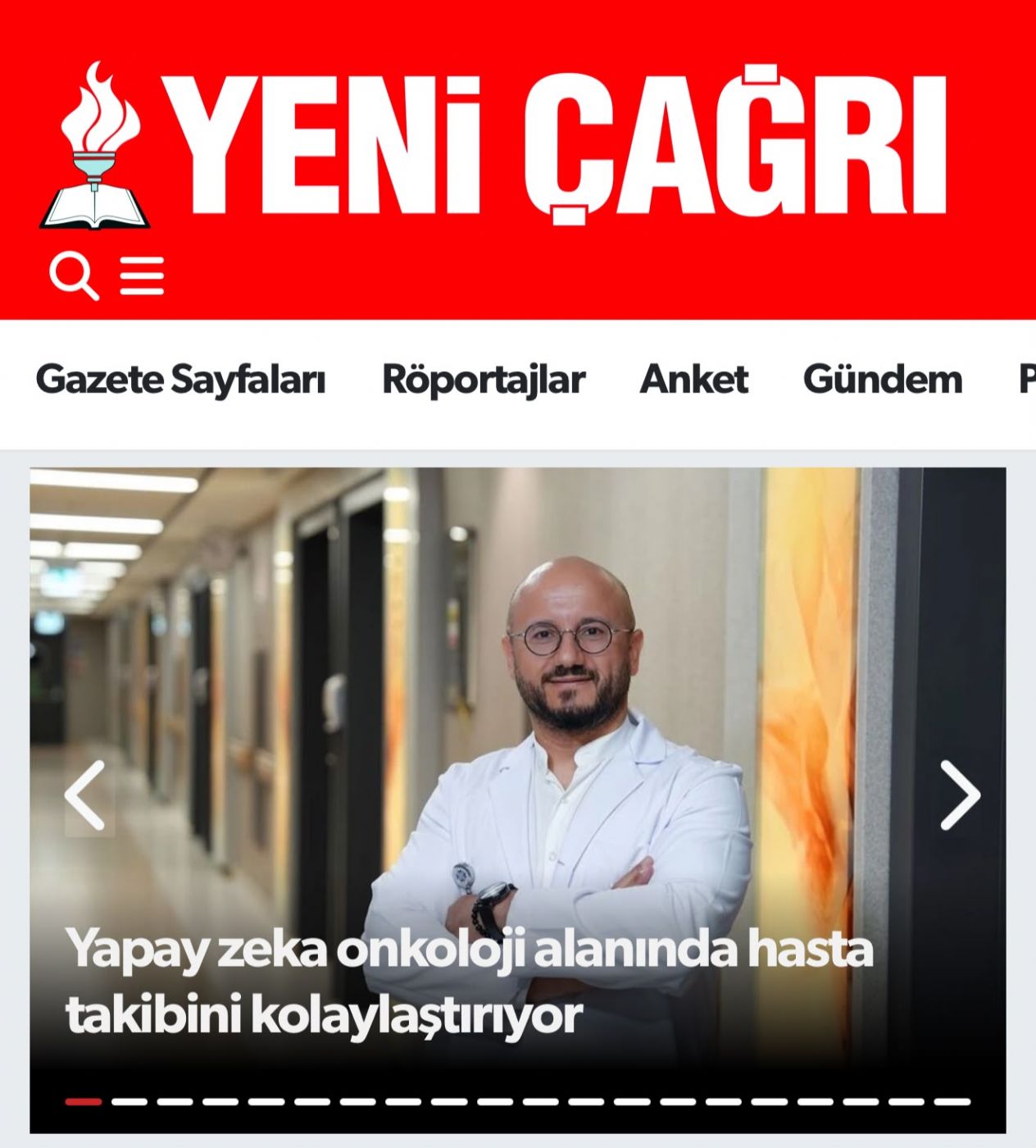 Yapay zekâ, onkoloji alanında hasta takibini kolaylaştırıyor. - Yeni Çağrı